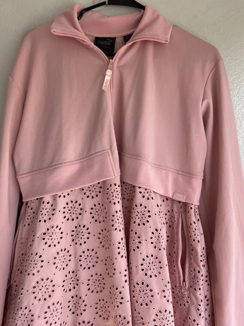 Fenty by Puma pink Eyelet Jacket Women’s Dress Sz XS
